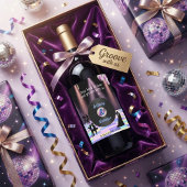 カスタマイズ可能結婚ディスコ ワインラベル