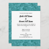 カスタマイズ可能結婚式招待状 招待状 (正面/裏面)