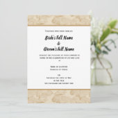 カスタマイズ可能結婚式招待状 招待状 (スタンド正面)