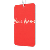 カスタマイズ可能赤いハート カーエアーフレッシュナー (左)