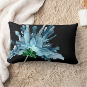 カスタマイズ可能青ひげユリ色彩の鮮やか手 ランバークッション (ブランケット)