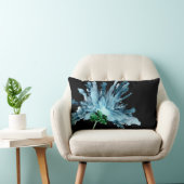 カスタマイズ可能青ひげユリ色彩の鮮やか手 ランバークッション (椅子)