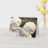 カスタマイズ可能/「あなたは自分にとって特別」/ 2つのCHERUBS カード (黄色い花)
