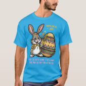 カスタマイズ可能 イースター バニー Tシャツ 2025 (正面)