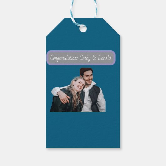 カスタマイズ可能 ギフトタグ (正面)