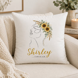 カスタマイズ可能 クリスチャン マイ・ゴッド、ユア・ゴッド ひまわり クッション