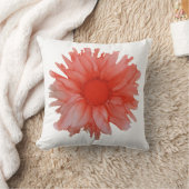 カスタマイズ可能!!!コーラルデイジーハ絵を描ンド クッション (ブランケット)