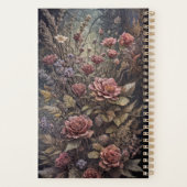 カスタマイズ可能 – "ゴシック魔女バラ" プランナー手帳 (裏面)