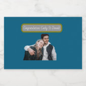 カスタマイズ可能 スパークリングワインラベル (シングルラベル)