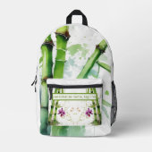 カスタマイズ可能，スポーツバッグ，クラブ，仕事，学校，白 プリントバックパック (正面)