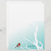 カスタマイズ可能：ツリー内のRobin (正面/裏面)