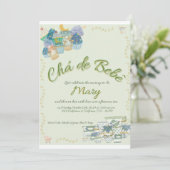 カスタマイズ可能 – デジタルコピー – ベビーシャワー 招待状 (スタンド正面)