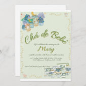 カスタマイズ可能 – デジタルコピー – ベビーシャワー 招待状 (正面/裏面)