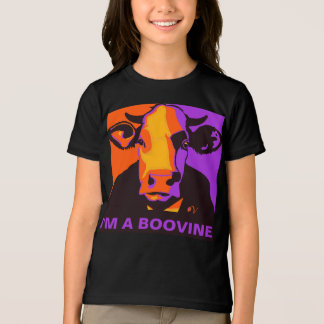 カスタマイズ可能!ハロウィーン・ブーバイン・ポップアート・カウTシャツ トライブレンドTシャツ