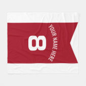 カスタマイズ可能 フリースブランケット (正面(横))