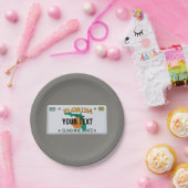 （カスタマイズ可能）フロリダライセンスプレート ペーパープレート (パーティー)