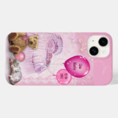（カスタマイズ可能）ベビーガール Case-Mate iPhoneケース (裏面 (横))
