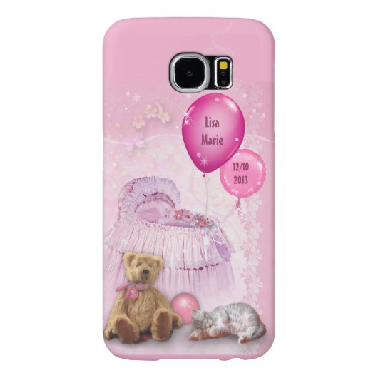 (カスタマイズ可能)ベビーガール Case-Mate iPhoneケース (裏面)