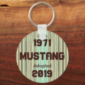 カスタマイズ可能(マスタング) キーホルダー (正面)