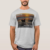 カスタマイズ可能 メンズデザイナースタイルTシャツ HAMbWG Tシャツ (正面)