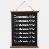 カスタマイズ可能 吊り下げ型タペストリー (正面)