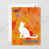 カスタマイズ可能：子猫光 ポストカード (正面/裏面)
