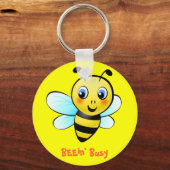 カスタマイズ可能(昆虫)マルハナバチ キーホルダー (正面)