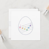 カスタマイズ可能 春のメロディー(フュージョン) カード (正面/裏面インサイチュ)