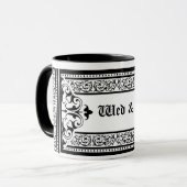 (カスタマイズ可能)最終的な"結婚式"のマグ マグカップ (正面左)