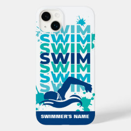 カスタマイズ可能 水泳選手のスマホケース Case-Mate iPhone 14 PLUSケース