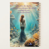 カスタマイズ可能 – 「深いブルー」 プランナー手帳 (裏面)