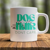カスタマイズ可能 犬の毛なんて気にしない コーヒーマグカップ