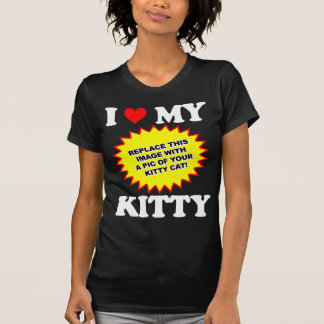 カスタマイズ可能 私の子猫大好き Tシャツ