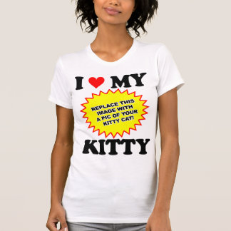 カスタマイズ可能 私の子猫大好き Tシャツ