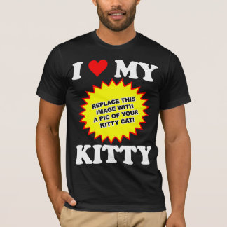 カスタマイズ可能 私の子猫大好き Tシャツ