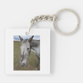 カスタマイズ可能（自分の写真を追加）愛、愛、愛 キーホルダー (裏面)