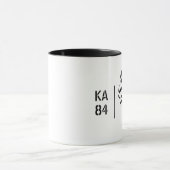 カスタマイズ可能-蠍およびあなたのイニシャルのマグ マグカップ (中央)