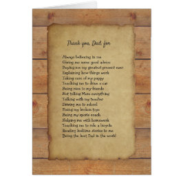 （カスタマイズ可能）西スタイル父の日札