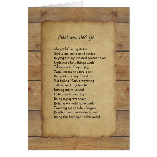 （カスタマイズ可能）西スタイル父の日札 (正面)