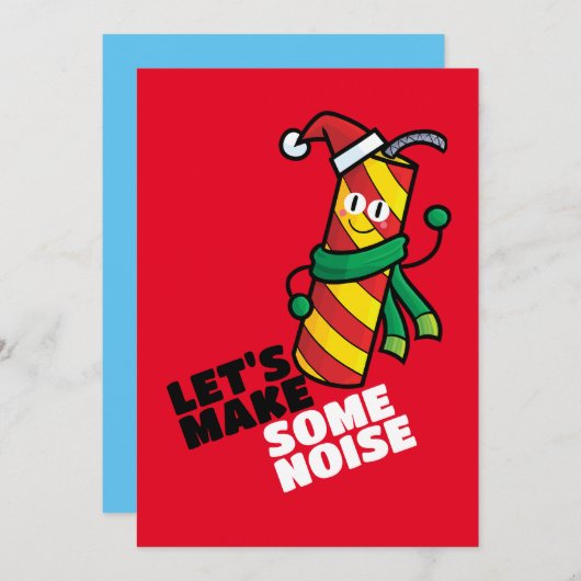 カスタマイズ可能！賑やかにしよう 招待状 (正面/裏面)