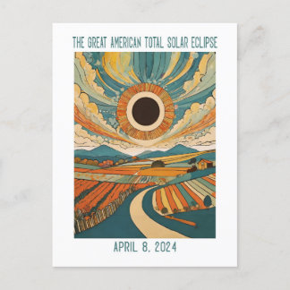 カスタマイズ可能：農地を介したEclipse ポストカード