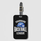 カスタマイズ可能 野球選手 名前 チーム チャンピオン クラブ ラゲッジタグ (正面縦)