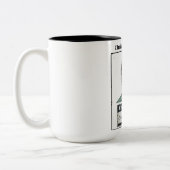 カスタマイズ可能 顔写真 刑務所 囚人 顔写真 Mug ツートーンマグカップ (左)
