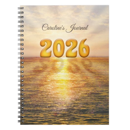 (カスタマイズ可能) 2026年 手帳 ノートブック (正面)