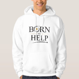 カスタマイズ可能 Born to Help Hoodie パーカ