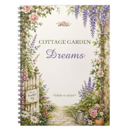カスタマイズ可能 Cottage Garden Dreams ノート