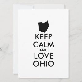 カスタマイズ可能 KEEP CALM and LOVE OHIO