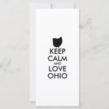 カスタマイズ可能 KEEP CALM + OHIOを愛する