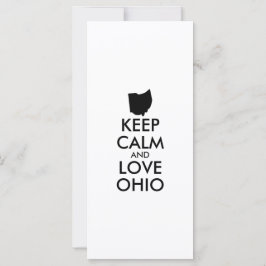 カスタマイズ可能 KEEP CALM + OHIOを愛する