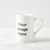 カスタマイズ可能、personalizable -あなた専有物を設計して下さい ボーンチャイナマグカップ (右)